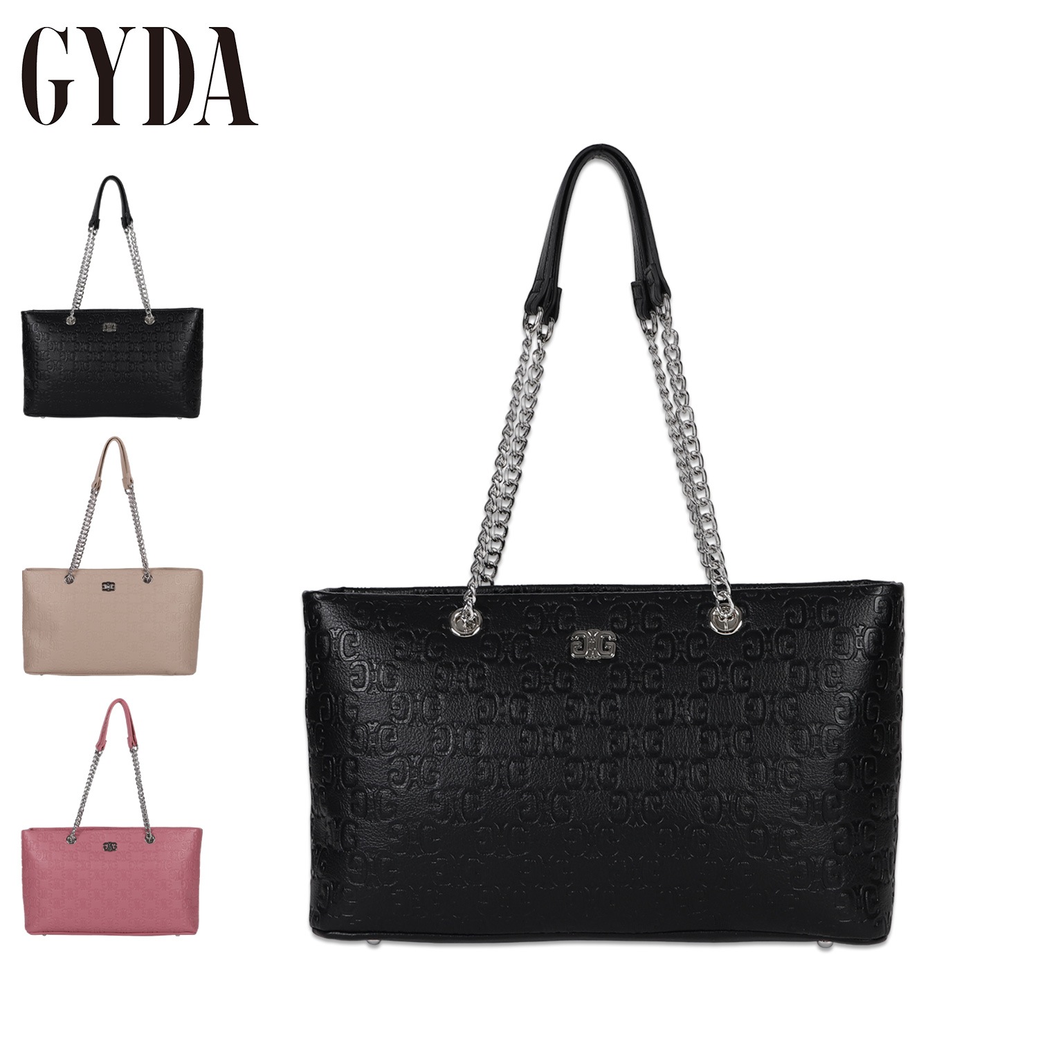 トートバッグ ハンド レディース ブラック ベージュ ピンク 黒 GY-B217 8,030円