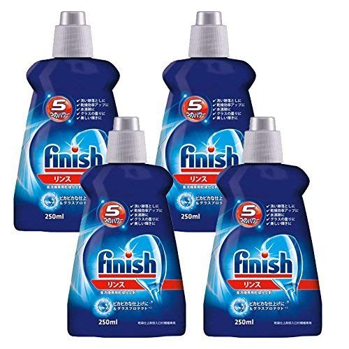 Finish 【セット品】フィニッシュ リンス 食洗機専用乾燥仕上剤 250ml x4個
