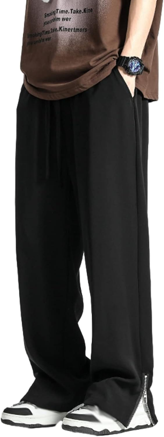 ロングパンツ メンズ 大きいサイズ ストレート ワイド チノパンツ スーツパンツ 無地 シンプル 裾ジッパー 薄手 気持ちいい 通気性 汗染み防止 スポーツ カジュアルパンツ ストリート ズ 7,349円
