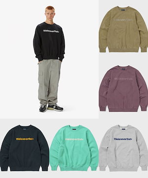 M thisisneverthat(ディスイズネバーザット) 刺繡 ロゴ 長袖 T