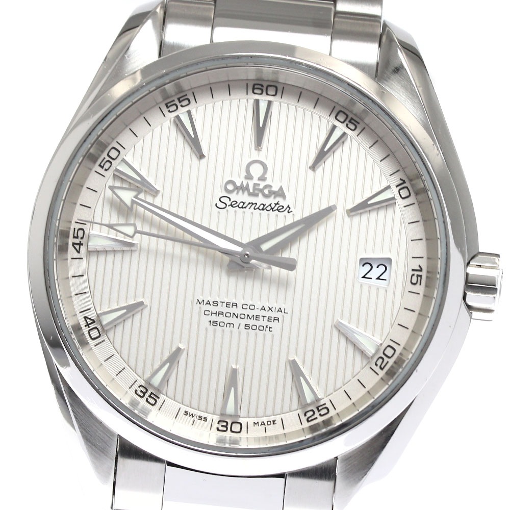 オメガ OMEGA 231.10.42.21.02.003 シーマスター アクアテラ マスターコーアクシャル 自動巻き メンズ 箱・保証書付き_894659【中古】