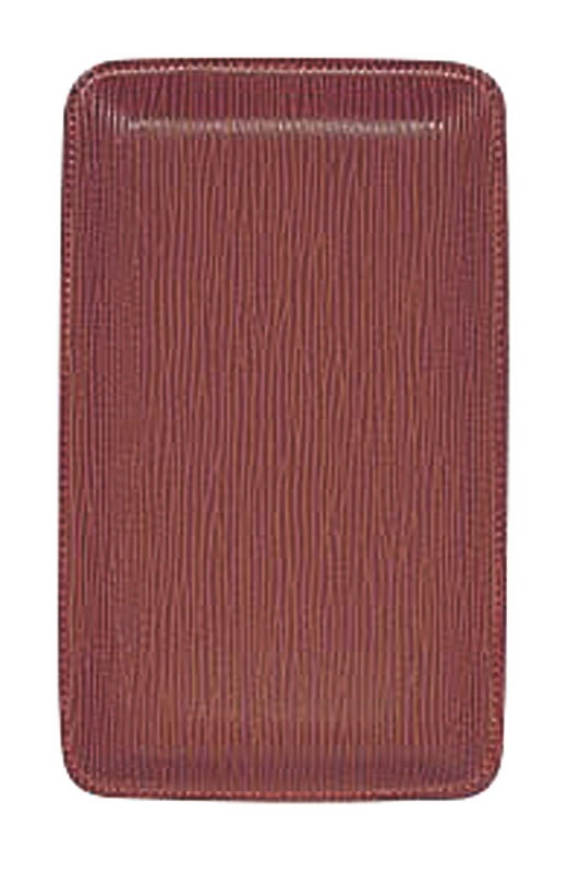 （まとめ買い）シンビ MS-205 合皮キャッシュトレイ 茶 [x3]