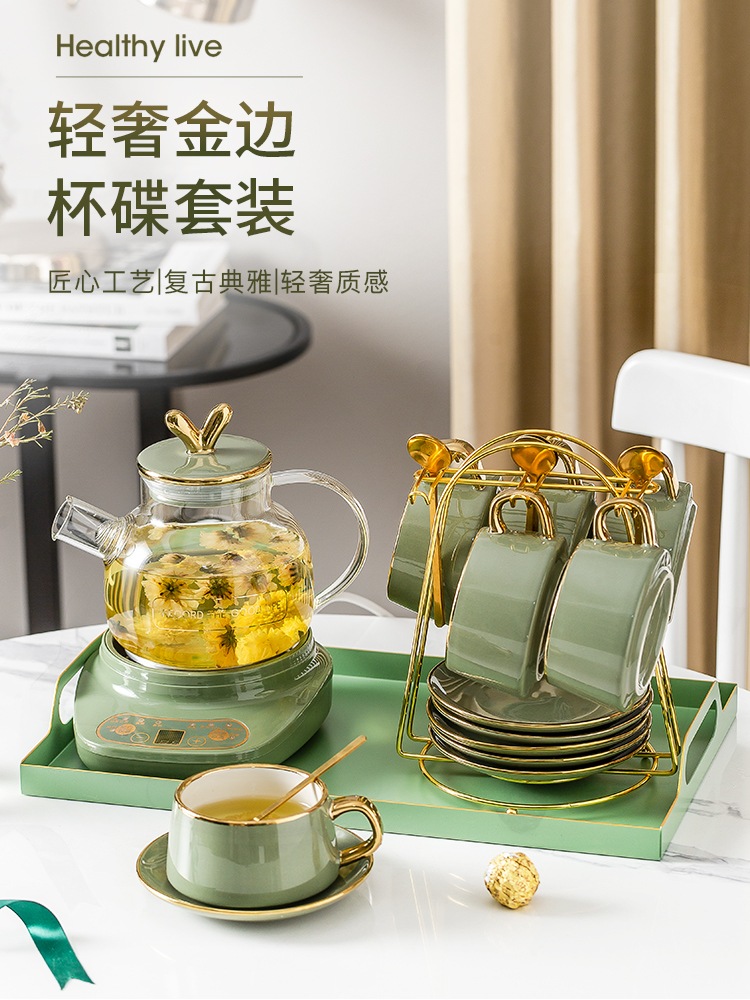 EKKLコーヒーカップセットハイバリューカップイングリッシュアフタヌーンティーティーセットハイエンド