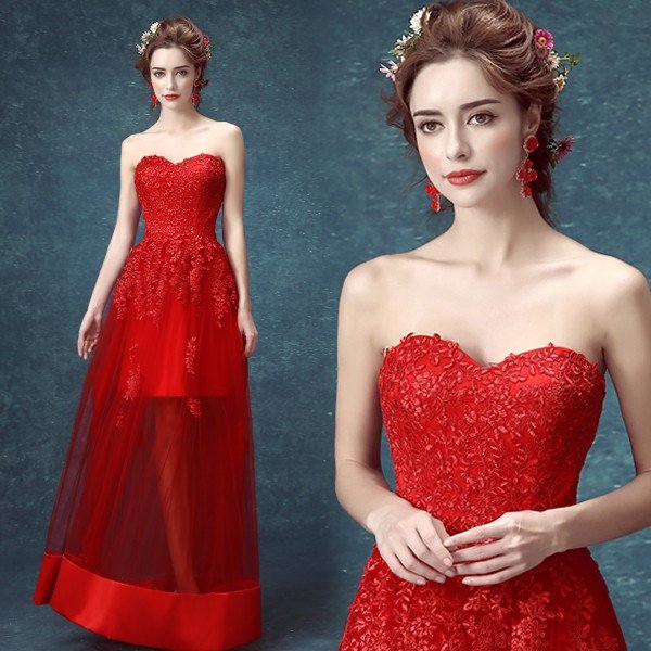 カラードレス ロング 安い 演奏会 結婚式 フォーマルドレス 二次会 花嫁 ウエディングドレス 発表