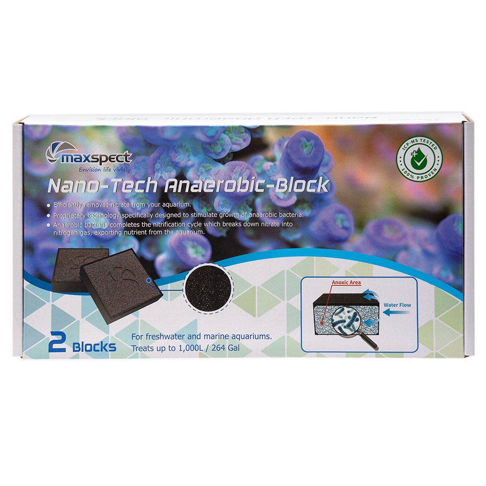 ｍａｘｓｐｅｃｔ　Ｎａｎｏ－Ｔｅｃｈ　Ａｎａｒｏｂｉｃ　Ｂｌｏｃｋ　嫌気性ブロック　２個　脱窒　淡水・海水両用　ＣＲＣ10―03―20―99―00