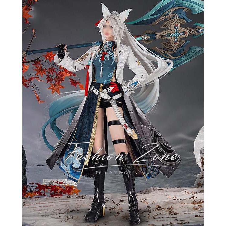 崩壊：スターレイル 風 飛霄 Feixiao 羅浮仙舟天撃将軍 コスプレ衣装 ウィッグ 靴 cosplay ハロウィン 演出服 変装