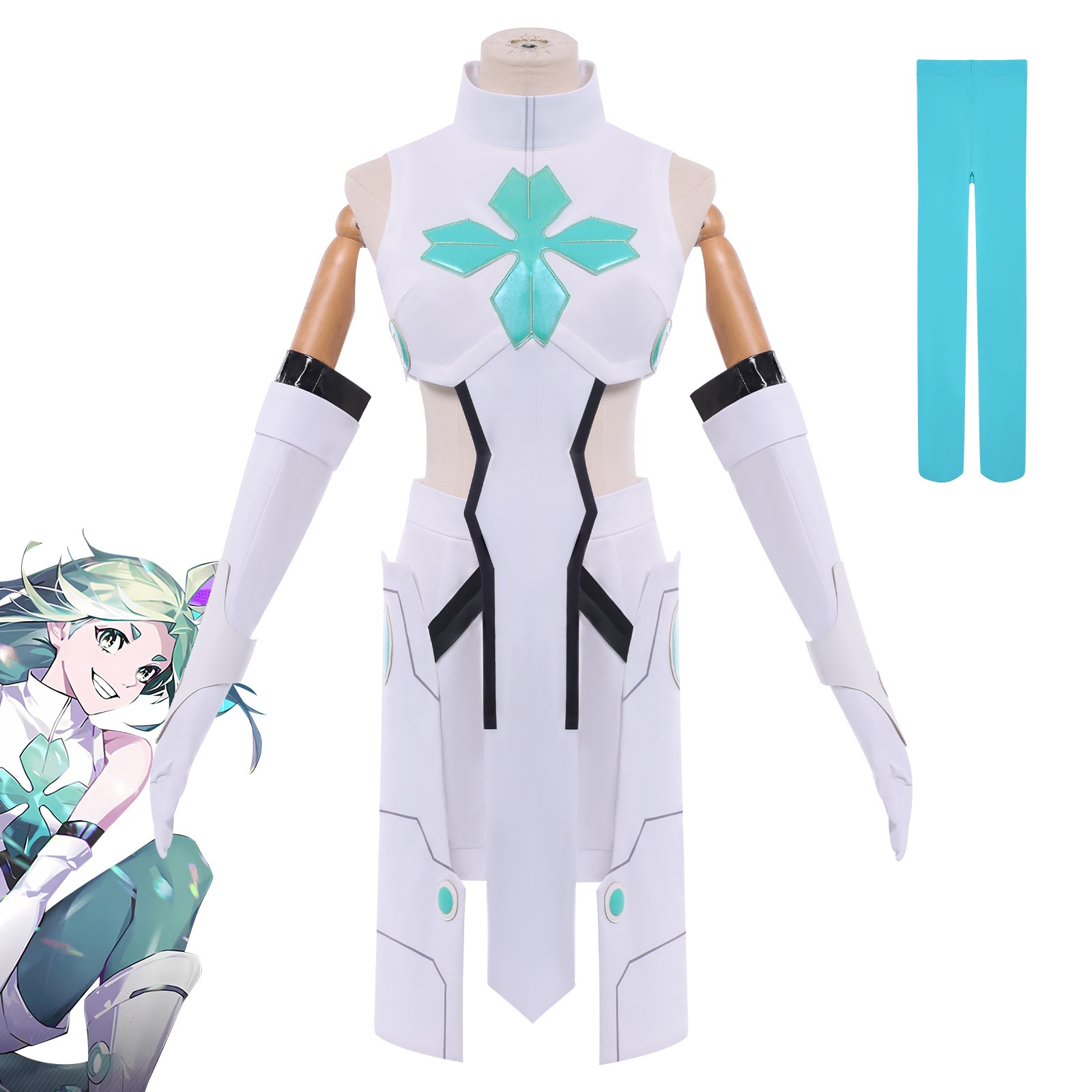 【人気爆売れ】正規品凸変英雄xcos コスプレ コスチューム幸運青xコスプレいしょう白い にじげんアニメいしょう