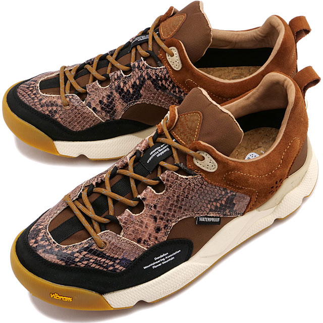 スニーカー バックカントリー [FM66-1-055] BACK COUNTRY メンズ 靴 トレッキングシューズ 防水 アウトドア スネーク柄 Brown-snake 正規取扱店