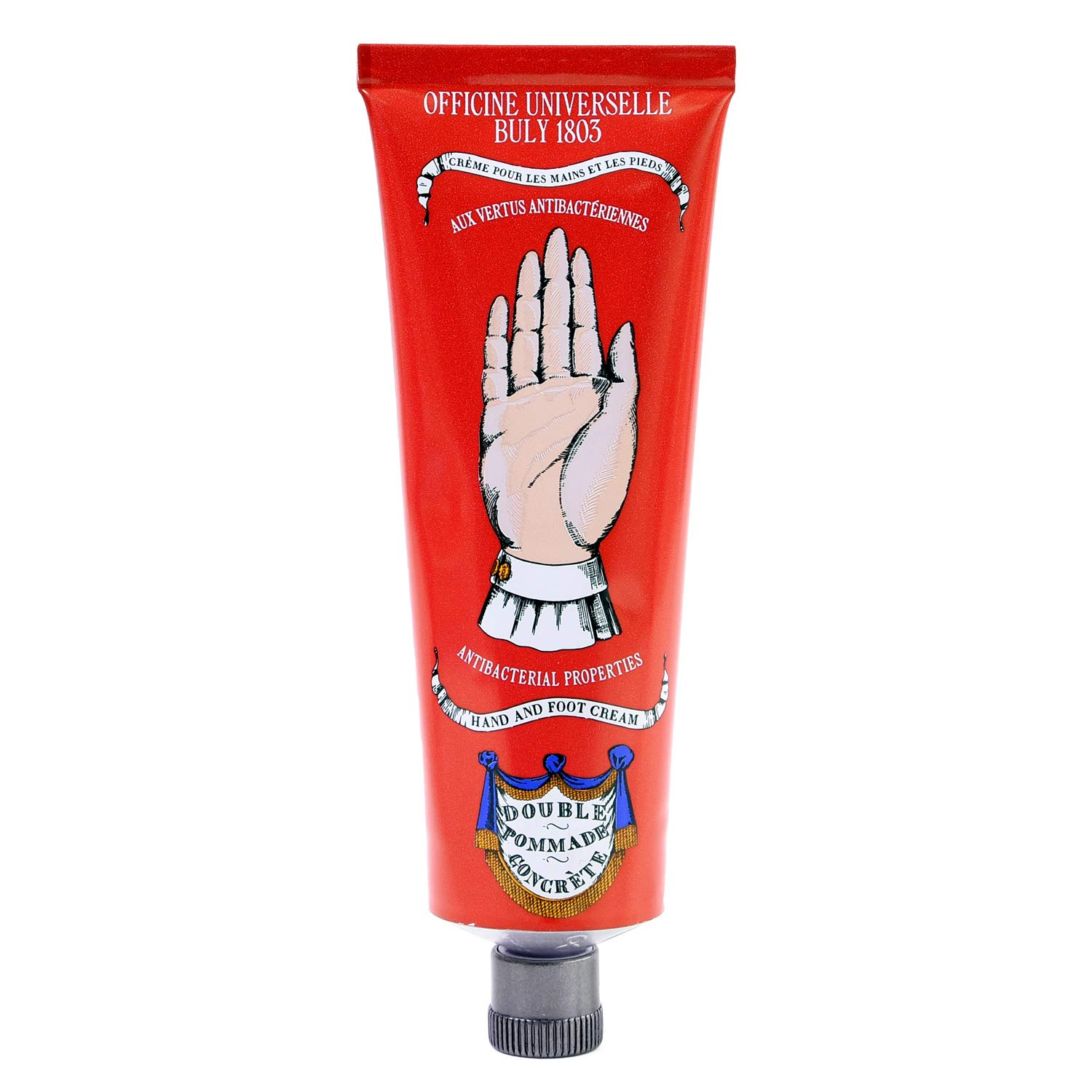 【全国送料無料】 ビュリー OFFICINE UNIVERSELLE BULY ハンド＆フットクリーム 75g ハンドクリーム ドゥーブルポマードコンクレット コスメ スキンケア ユーカリ ミツロウ