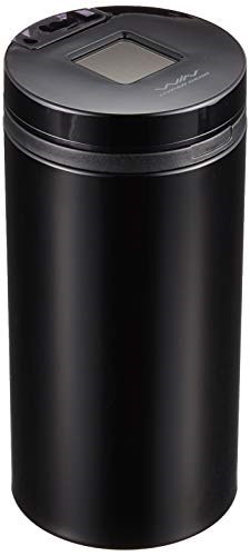 セイワ(SEIWA) 車用 灰皿 ソーラー缶アッシュ3ロング ドリンクホルダー型 ブラック LED付き W650