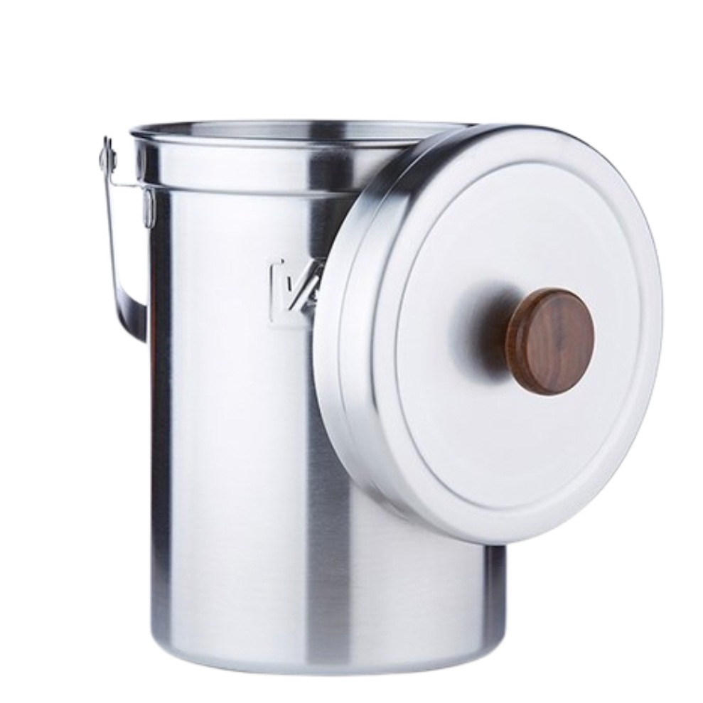 [VATYA] 18-8ステンレス食品の密閉臭気遮断ゴミ箱