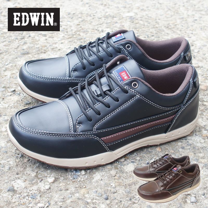 EDWIN エドウィン メンズ 靴 モカシン カジュアル ウォーキング シューズ おしゃれ 軽量 ローカット 男性 痛くない 疲れない スニーカー 父の日 hredm5520
