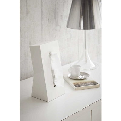 他サイト： ティッシュケース スマート ホワイト 山崎実業 7984の商品画像