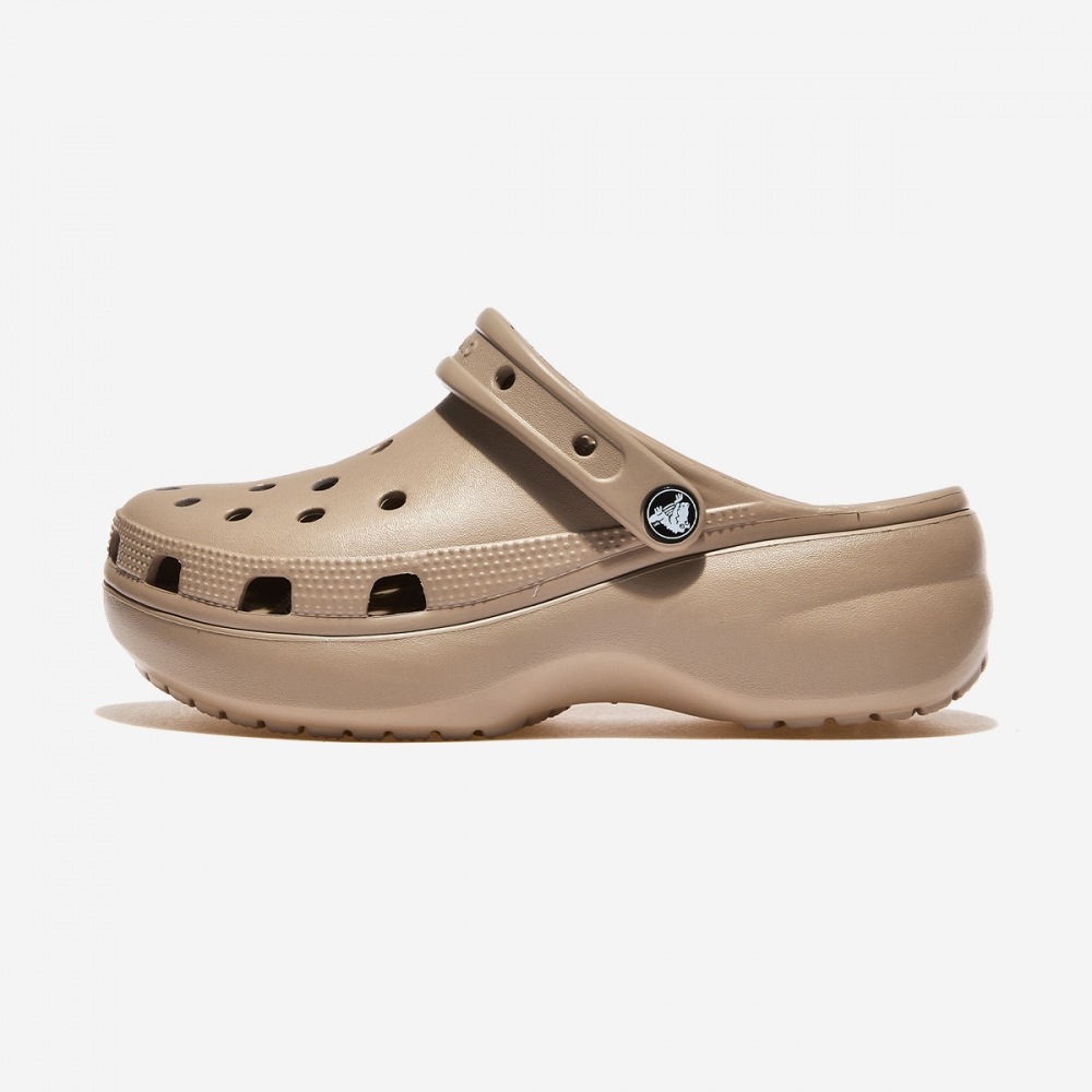 クロックス クラシック プラットフォーム クロッグ ウィメンズ CRS206750-TAUPE