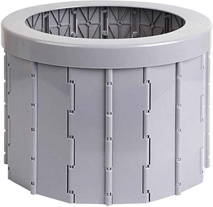 monluxe 折り畳みトイレ 非常用 収納袋付き 災害用 携帯トイレ 洗える 簡易トイレ 防災グッズ 凝固剤 12セット付 グレー/スタンダード(グレー / スタンダード)