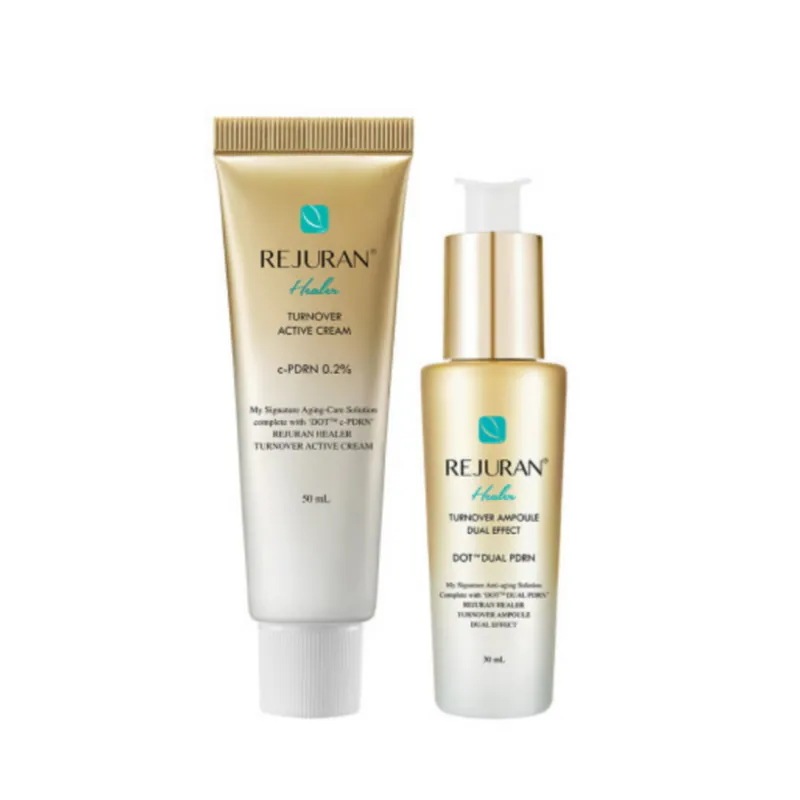 【正規品】 【 ゴールド2種セット】 ゴールドセット / デュアル エフェクト アンプル 30mL + ターンオーバー アクティブ クリーム 50mL/ 韓国コスメ