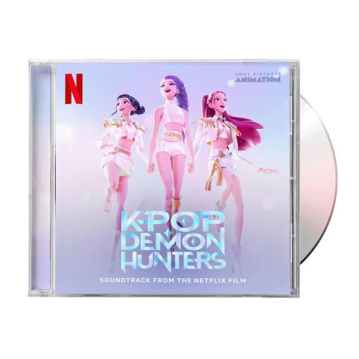 K-POP デーモンハンターズ 映画OST CD Netflix ケデホン 折りたたみポスター フォトカード付き