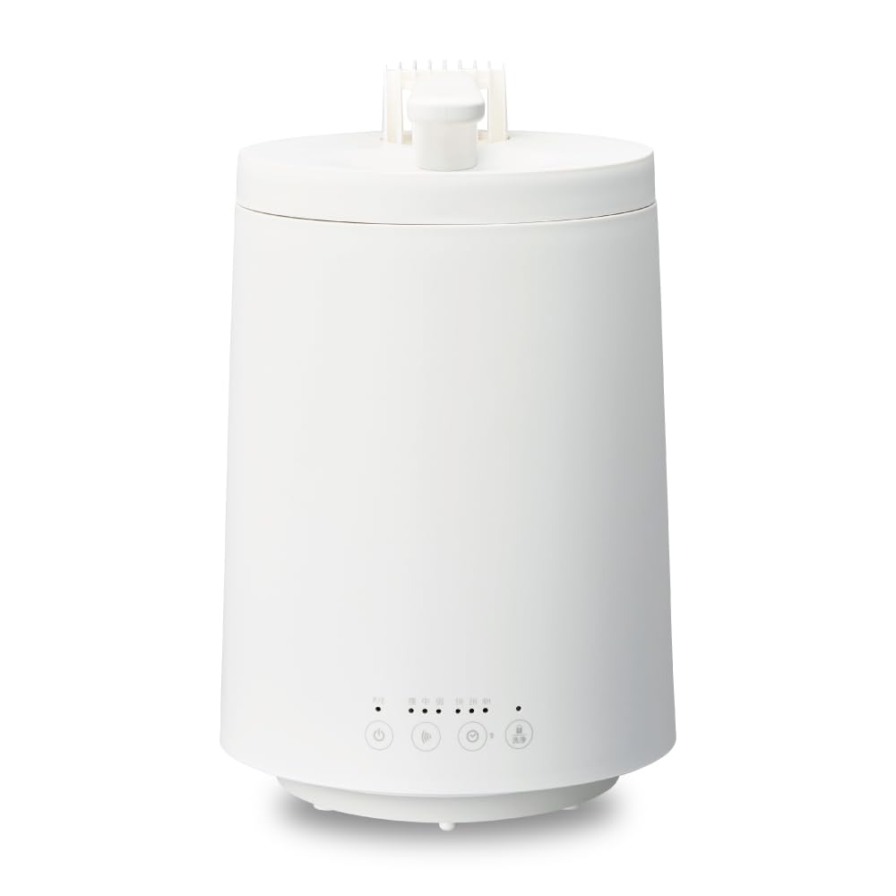 【清潔な蒸気のスチーム加湿器】ドウシシャ 加湿器 スチーム式 容量3L 木造10畳 プレハブ17畳 連続加湿時間5時間 加湿切替3段階 加湿量600ml/h 洗浄モード搭載 カンタン給水 miston