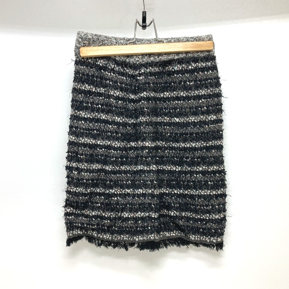 LE CIEL BLEU ルシェルブルー セットアップ 25Ｓ61413 25Ｓ61414 ツイード アパレル カーディガン＆スカート トップス ボトムス コットン ブラック