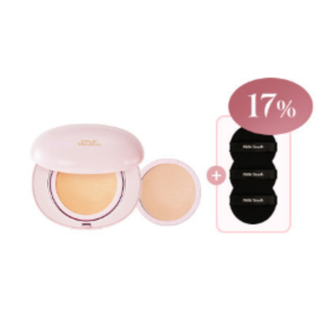 オールデイスキンフィットミルキーグロークッション/本品+リフィル