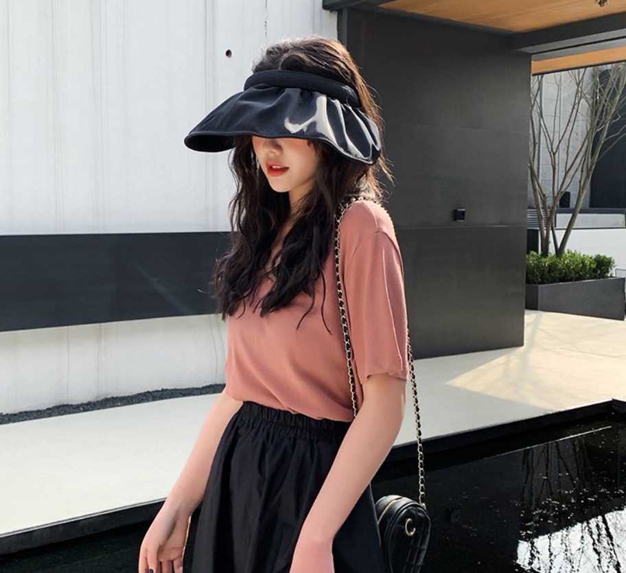 サンバイザー 帽子 日焼け防止 フリル 薄手 かわいい 大人可愛い きれいめ シンプル カジュアル 大人 おしゃれ お洒落 大人可愛い 大人女子 こなれ感 ラフ キュート 個性的 主役級 存在感