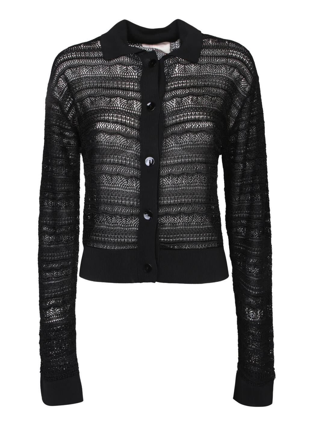 PE24AFD17 CC07 VR03 ブラック 春夏2024 ニットウェア レディース ia