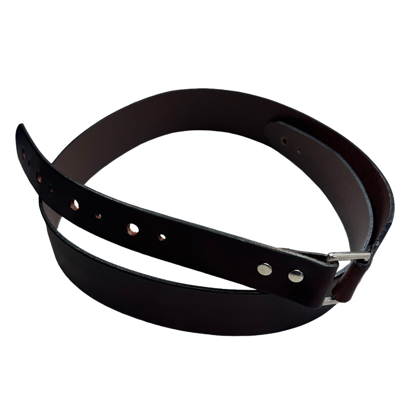 英国手工製ギターストラップ Bear Broadway Brown Silver Rupert Breedenデザインモデル