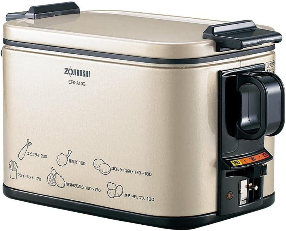 象印マホービン 電気フライヤー 1.0L あげあげ 火を使わずに揚げ物づくり 卓上 家庭用 油温調節機能 メタリックカカオ EFK-A10G 8,205円