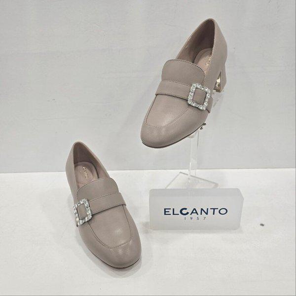 スクエア宝石ローファーヒール LCHSWDHF36U513 35 JE1 JJ