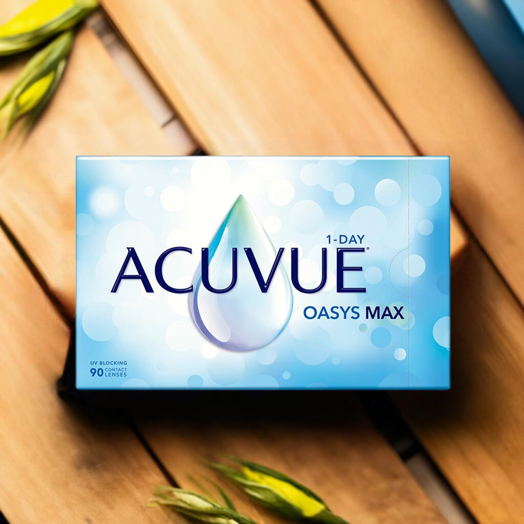 （要処方箋）ワンデーオアシスMAX　２箱セット（1箱90枚）　両眼3ヶ月分 32,980円