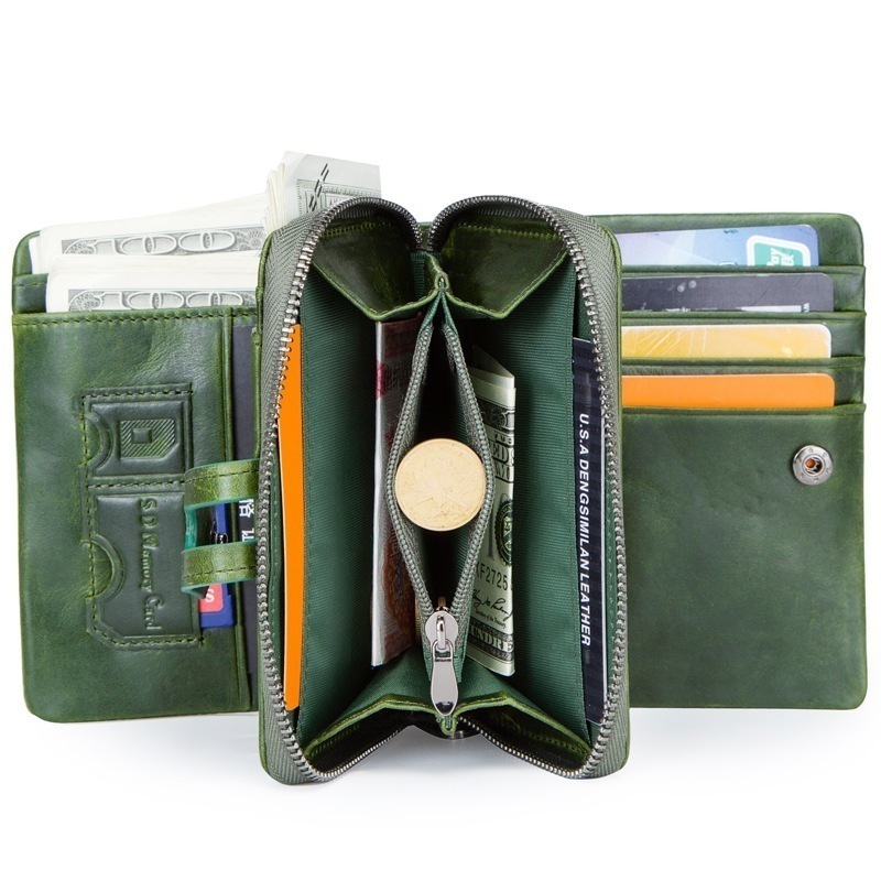 レディースレトロ財布多機能ウォレット可愛いミニ財布大容量カードケースコインケースミディアム財布