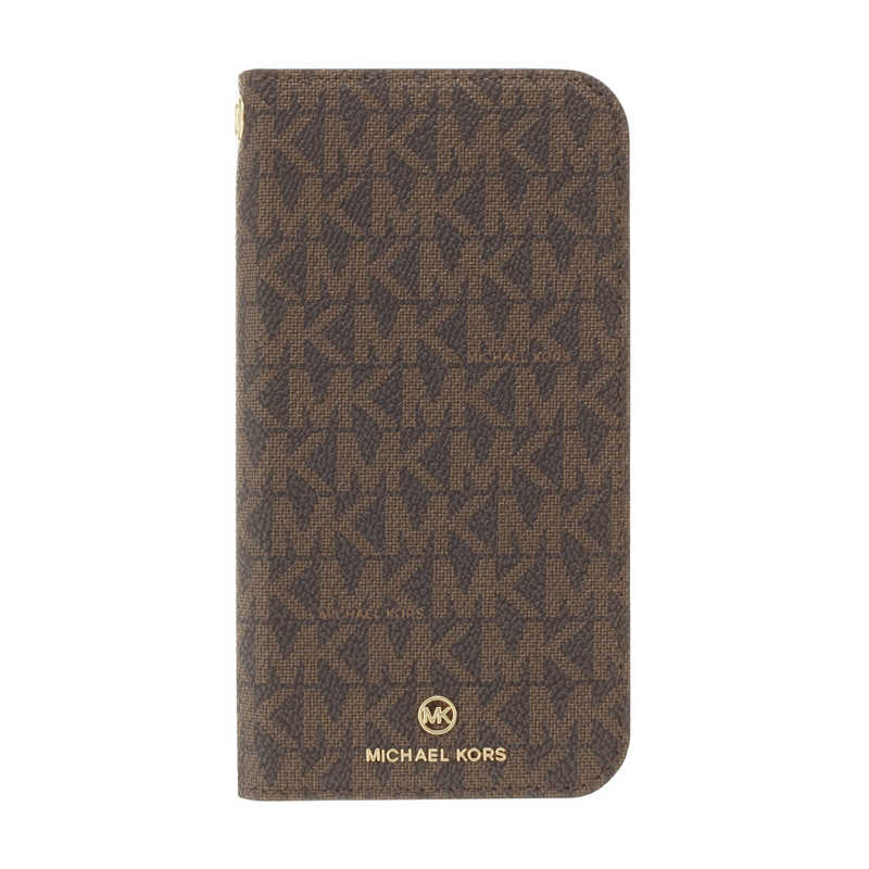 マイケルコース　Case Edge Corting with Tassel Charm for iPhone 2021(6.1inch 2レンズ)　MKECBBLFLIP2161