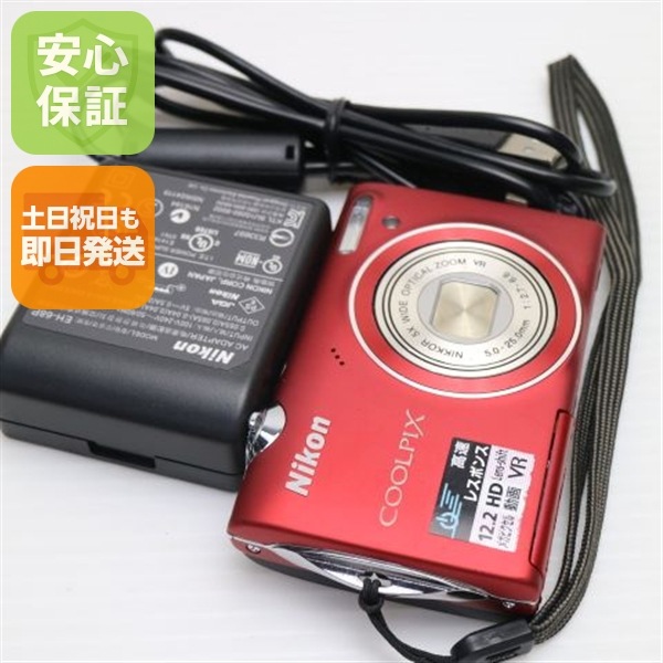 美品 COOLPIX S5100 クリアレッド Nikon デジカメ 182 10,260円