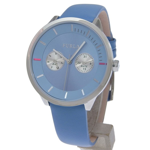 フルラ 腕時計 レディース SS×レザー ライトブルー メトロポリス METROPOLIS 38mm R4251102548 FURLA