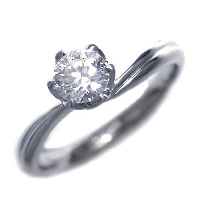 AneCan掲載 ( 婚約指輪 ) ダイヤモンド プラチナエンゲージリング( Brand Jewelry アニーベル ) ソリティア 一粒 楽ギフ_包装02P26Mar16ネックレス