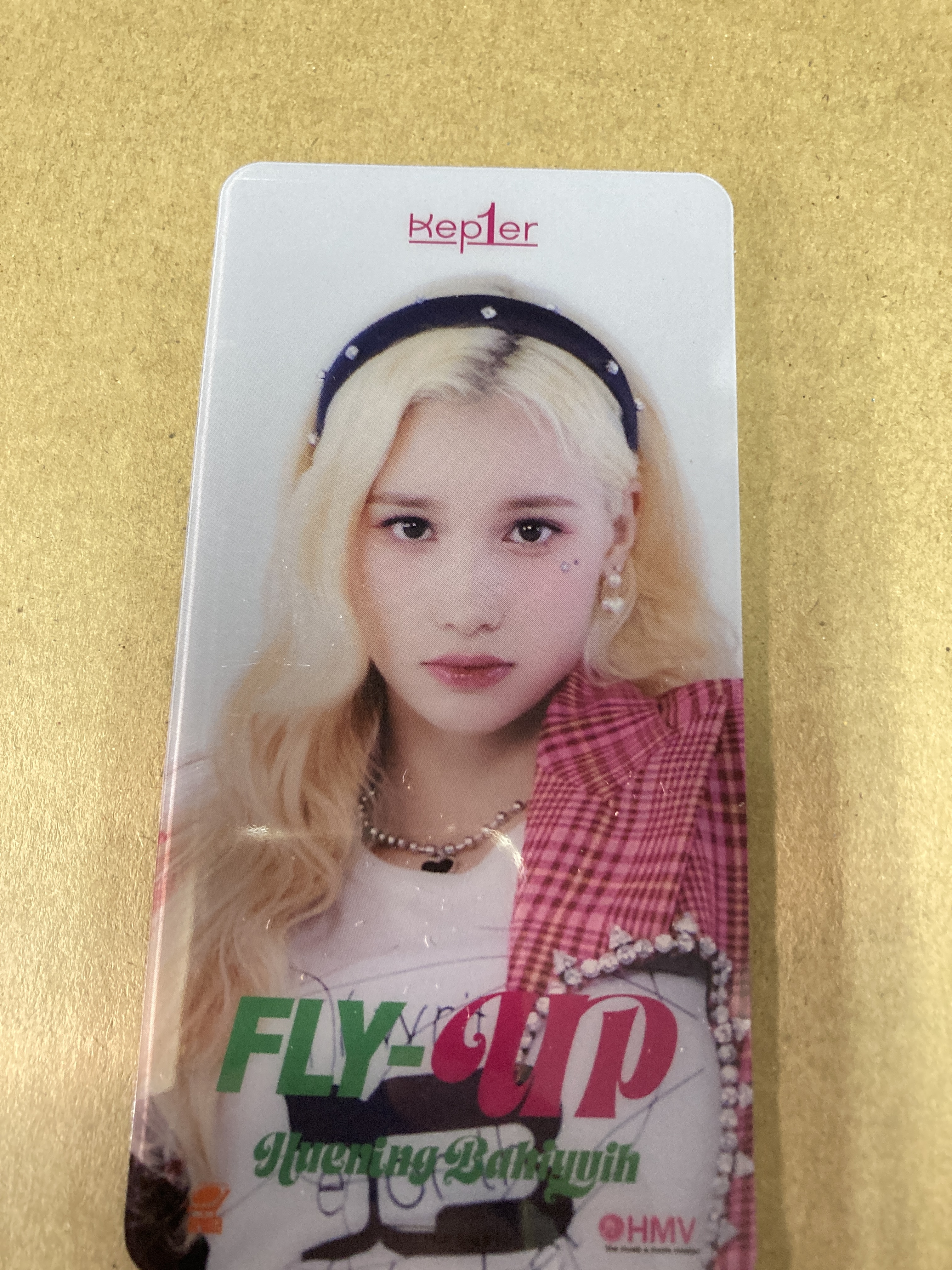 Kep1er FLY-UP HMV特典クリアしおり　HUENING BAHIYYIH　新品