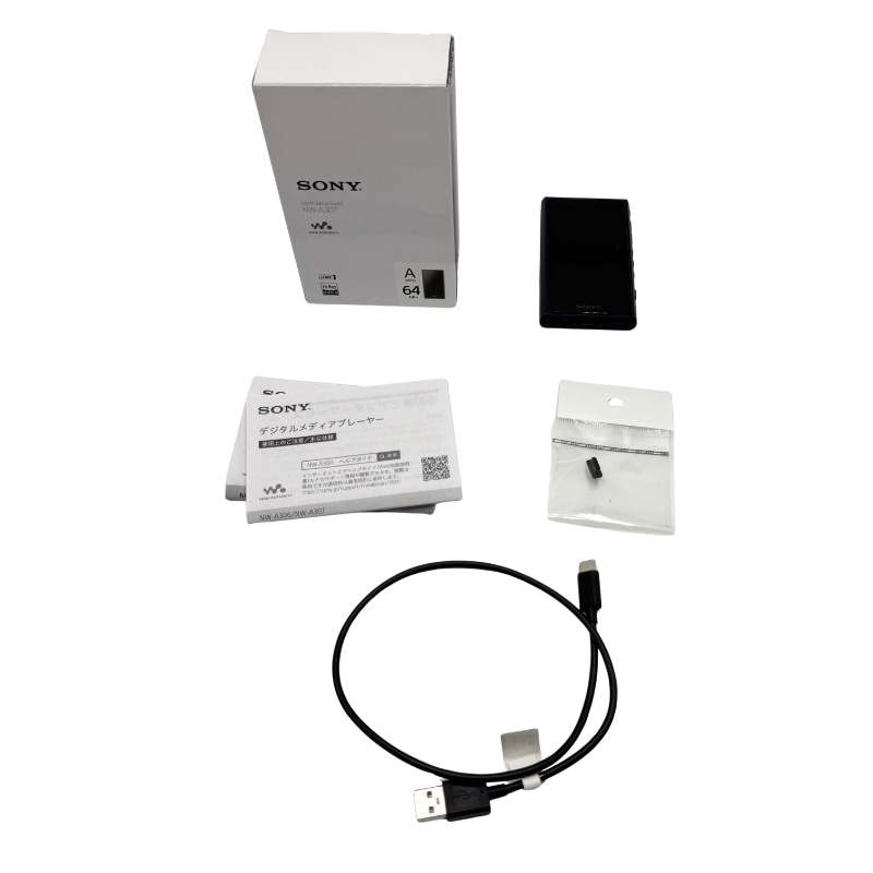 【中古 動作確認済】 SONY ウォークマン 64GB A300シリーズ NW-A307 ブラック