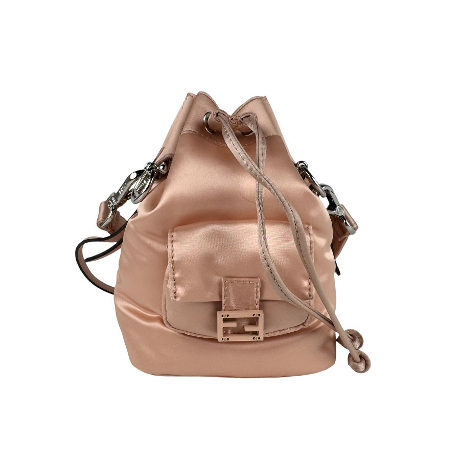 フェンディ FENDI ショルダーバッグ モントレゾール ミニ サテン ライトピンク レディース 8BS010 A0W4 z6291