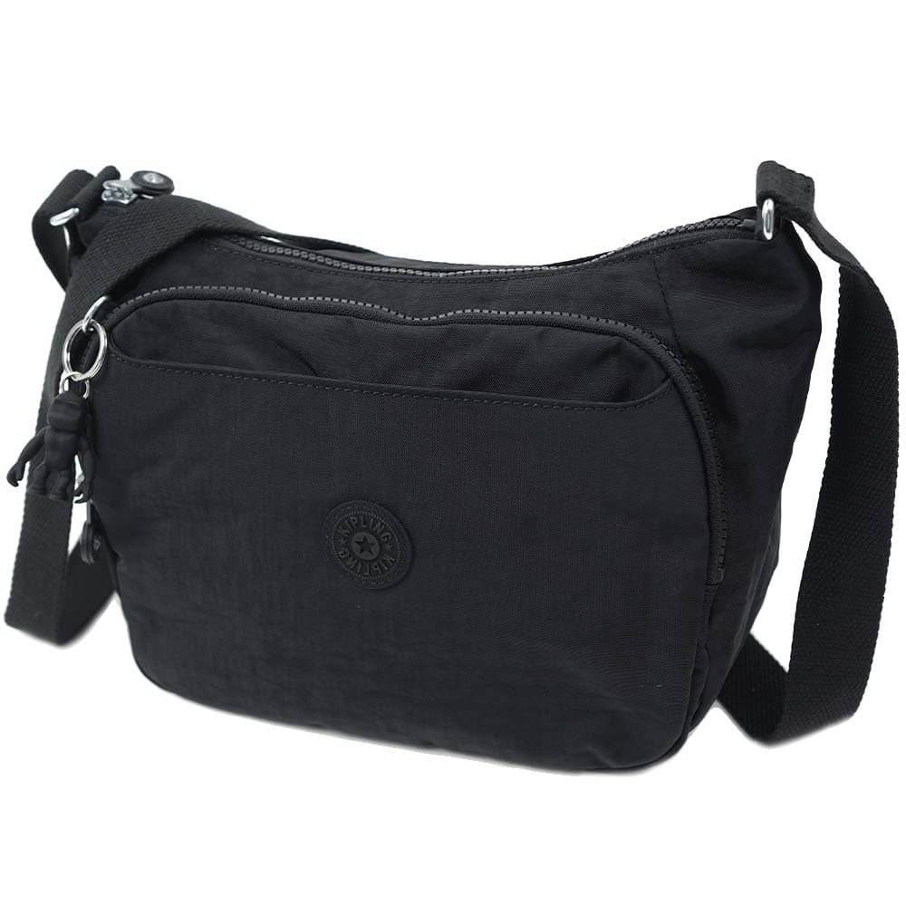 キプリング ショルダーバッグ 斜め掛け 肩掛け ブラック 7L Kipling CAI KI2587 P39 Black Noir Nylon KI2587-P39