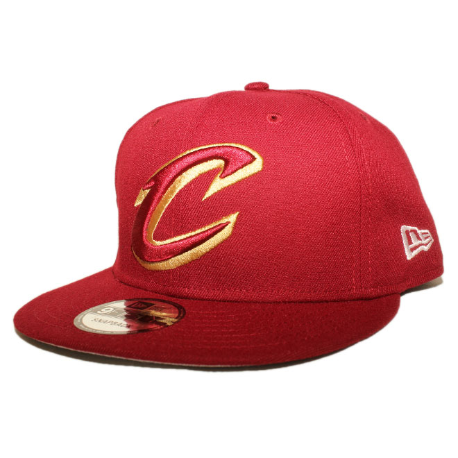 スナップバックキャップ 帽子 9fifty メンズ レディース NBA クリーブランド キャバリアーズ フリーサイズ