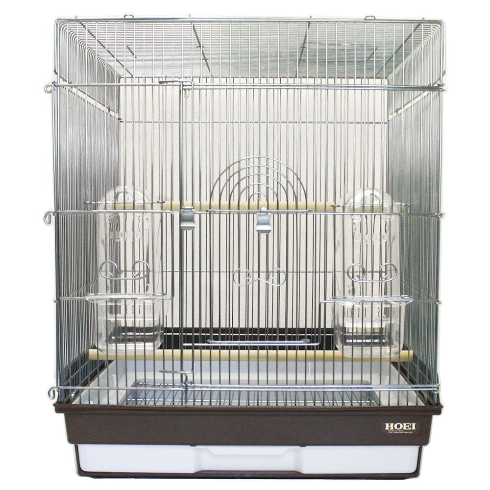 鳥かご　ＨＯＥＩ　４６５インコ　ブラウン　（４６．５X４６．５X５６．５ｃｍ）　インコ　小型インコ　中型インコ　フィンチ　ＣＲＣ55―15―10―15―00 11,203円