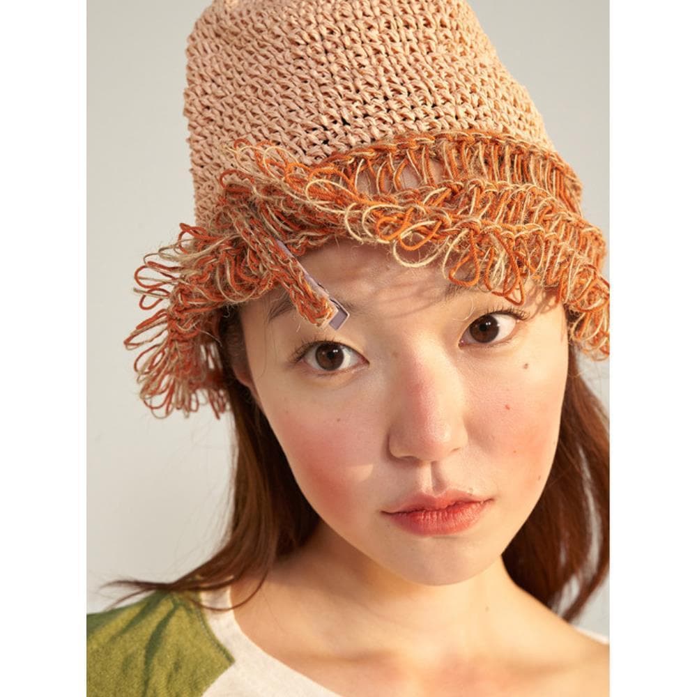 MISU A BARBE ハット　ニット帽 MISU A BARBE 2020 AW new furry burgundy ニット帽