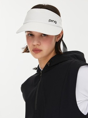 正規品 PING レディース バックリボンサンバイザー