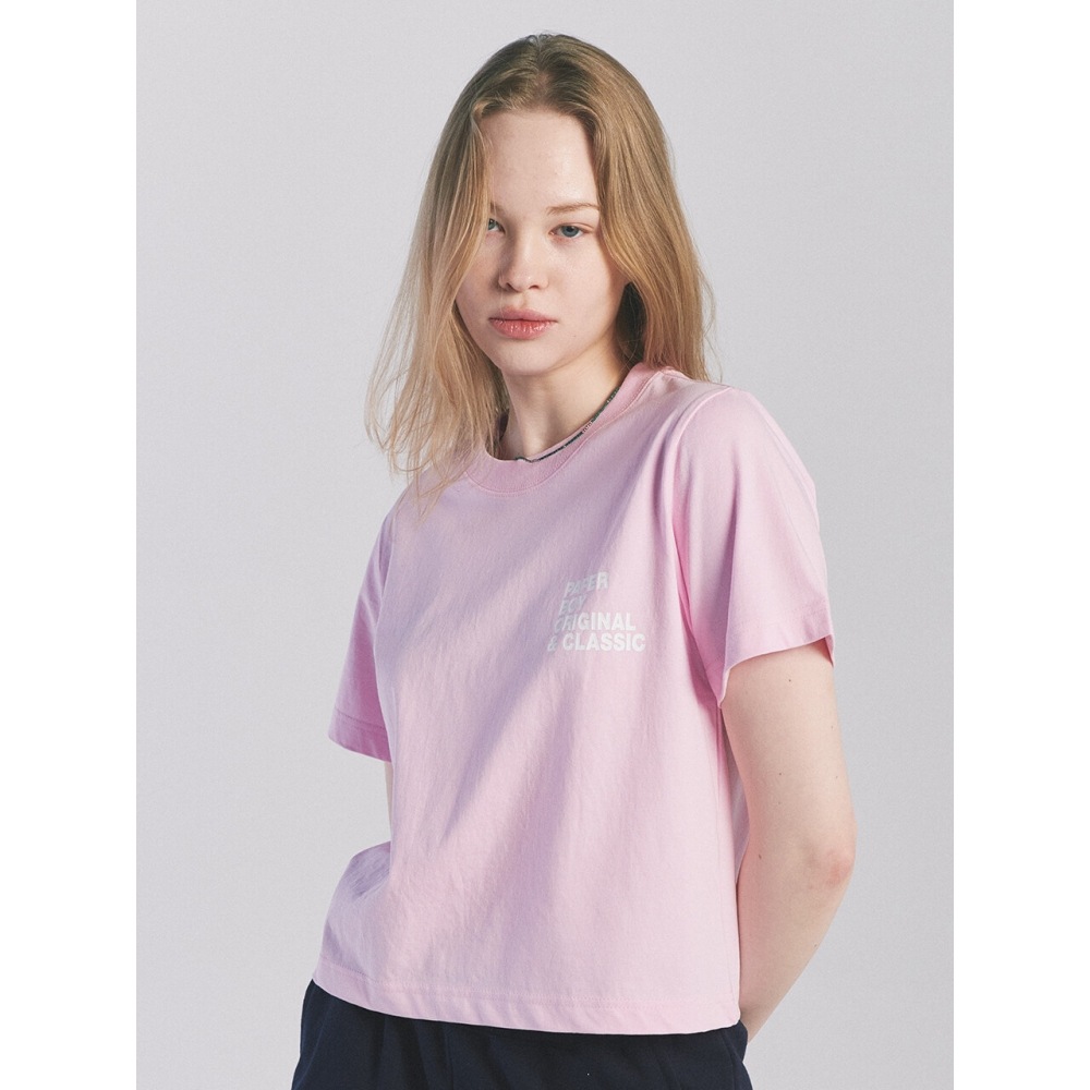 PAPERBOYクロップクラシック半袖Tシャツ 5,282円