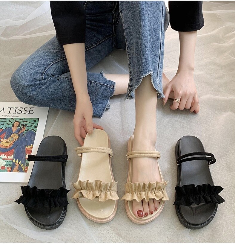 シューズ 靴 くつ クツ サンダル レディースシューズ フラットシューズ ぺたんこシューズ 厚底サンダル コンフォートサンダル つっかけ フラット ぺたんこ ペタンコ ヒールレス かかと無し ポインテ