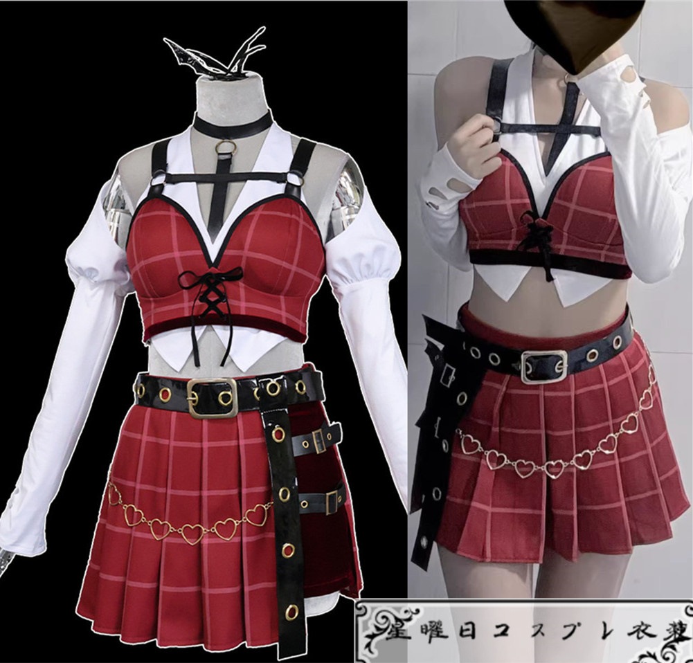 在庫品 VTuber にじさんじ バーチャルライバー 葛葉 女性 サーニャ風 コスプレ衣装 コスチューム