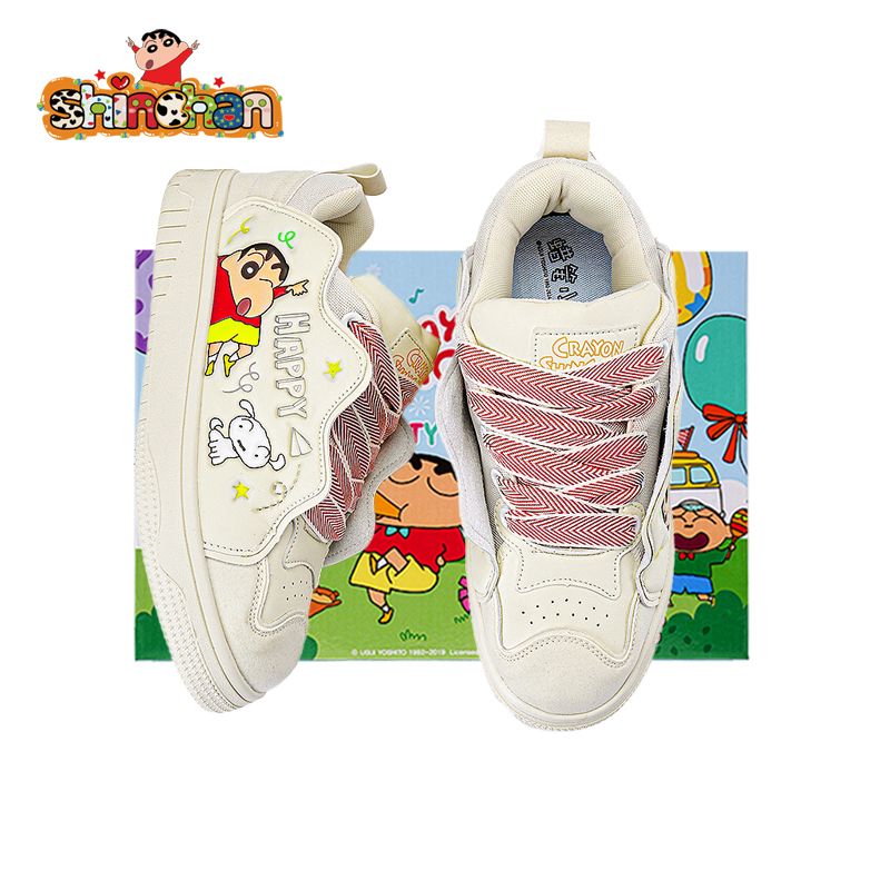 今年の流行 クレヨンしんちゃんの流行デザインアニメ靴女性靴夏青春活力少女百合通気板靴