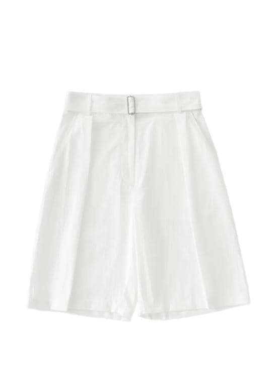 STUDIO NICHOLSON Women Shorts & Burmudas CREON SNW 1763 OPTIC WHITE