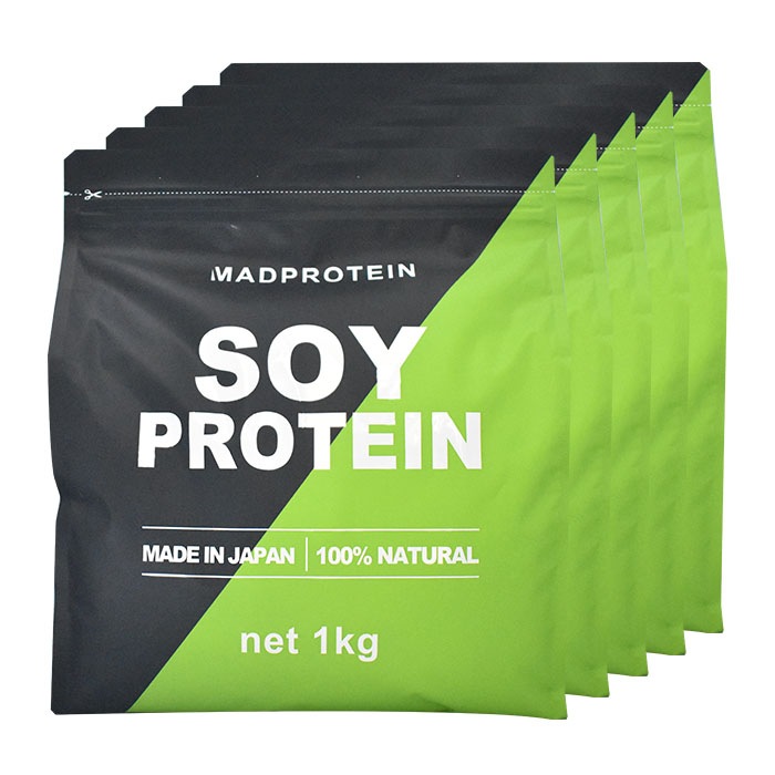 【セール用】ソイプロテイン5kg プレーン 無添加 ダイエット 女性に人気 大豆プロテイン