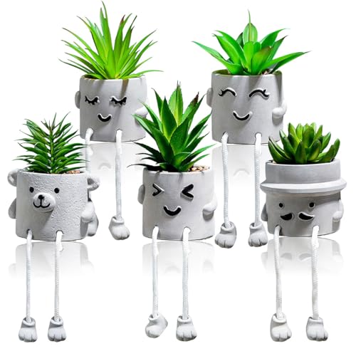 人工観葉植物 フェイクグリーン ミニ 卓上 北欧 かわいい 5個セット